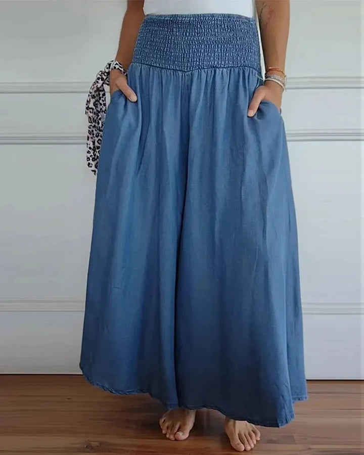 Seah | High Waist Wide Leg Pants