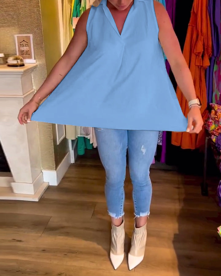 Avni | Chic Sleeveless Blouse