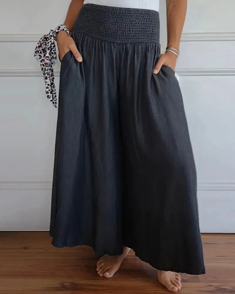 Seah | High Waist Wide Leg Pants