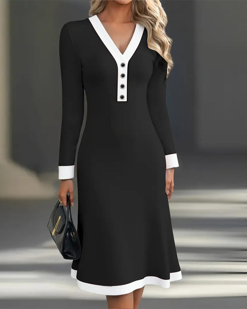 Edith | Stylish Long Sleeve Dress