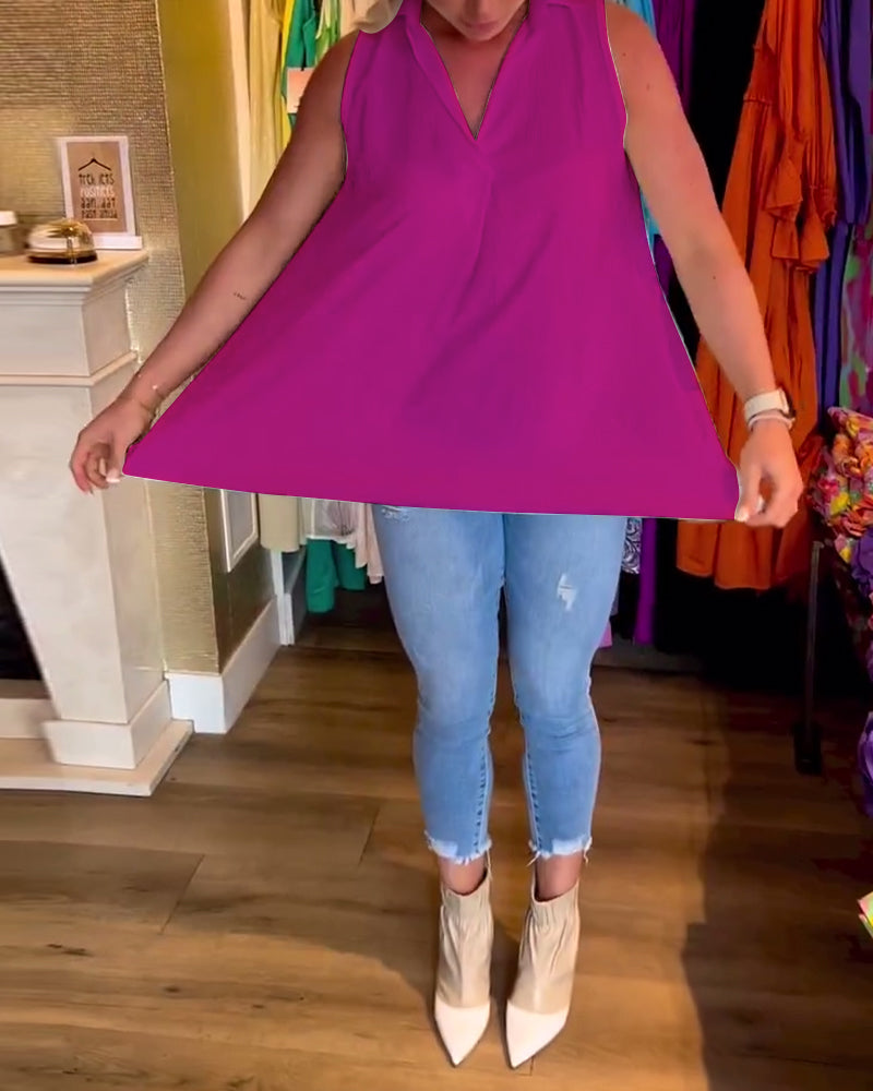 Avni | Chic Sleeveless Blouse