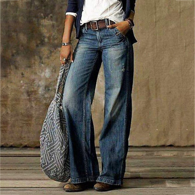 Chaya | Retro Wide-Leg Jeans