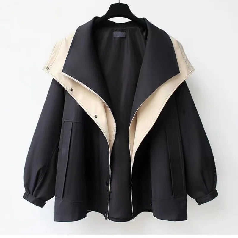 Clemence | Trendy Hooded Windbreaker Coat