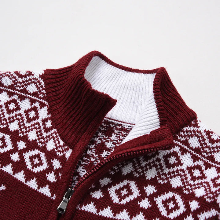 Colby | Festive Knit Cardigan