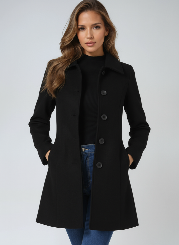 Joanna | Single Breasted Winter Trench Coat