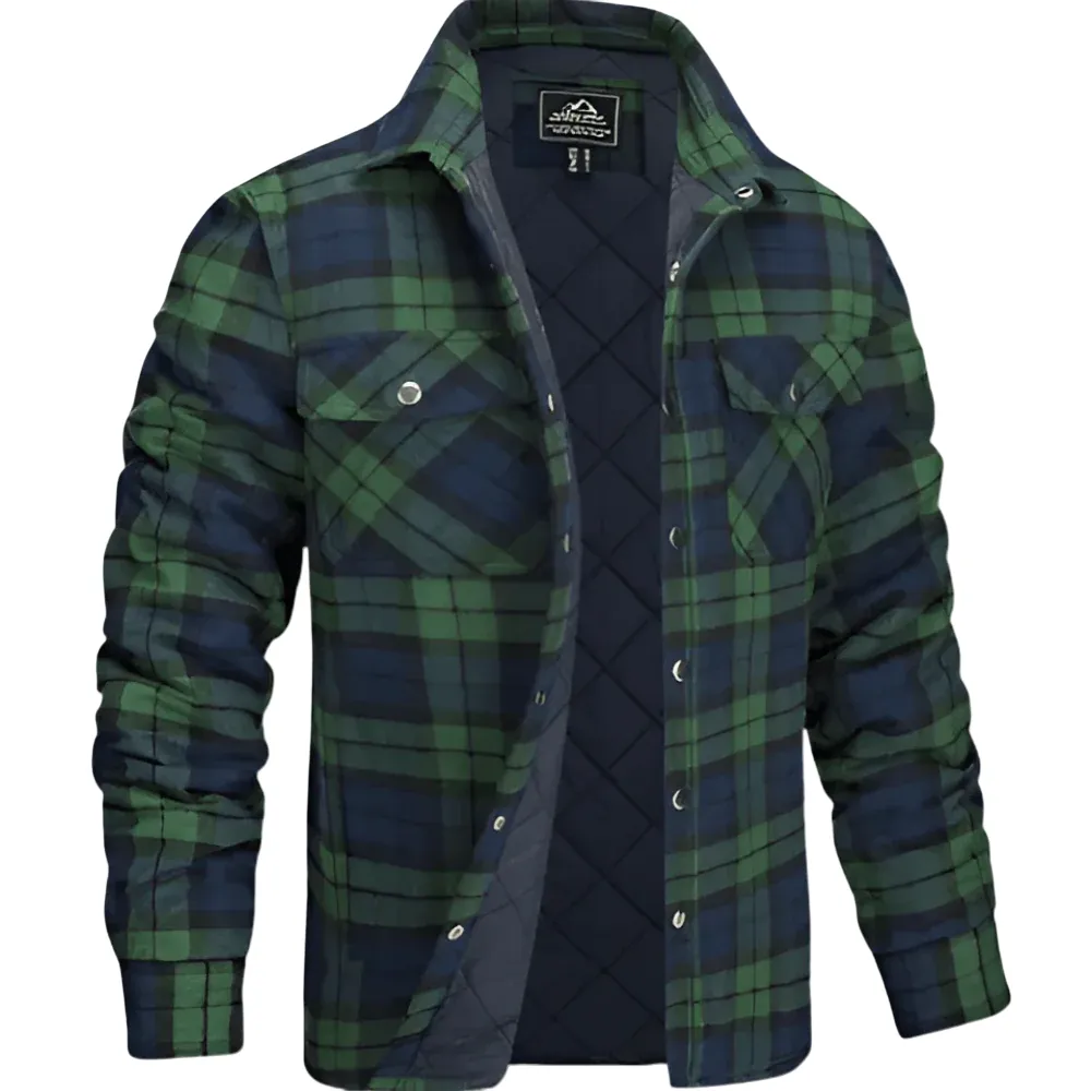 Tucker | Plaid Quilted Jacket