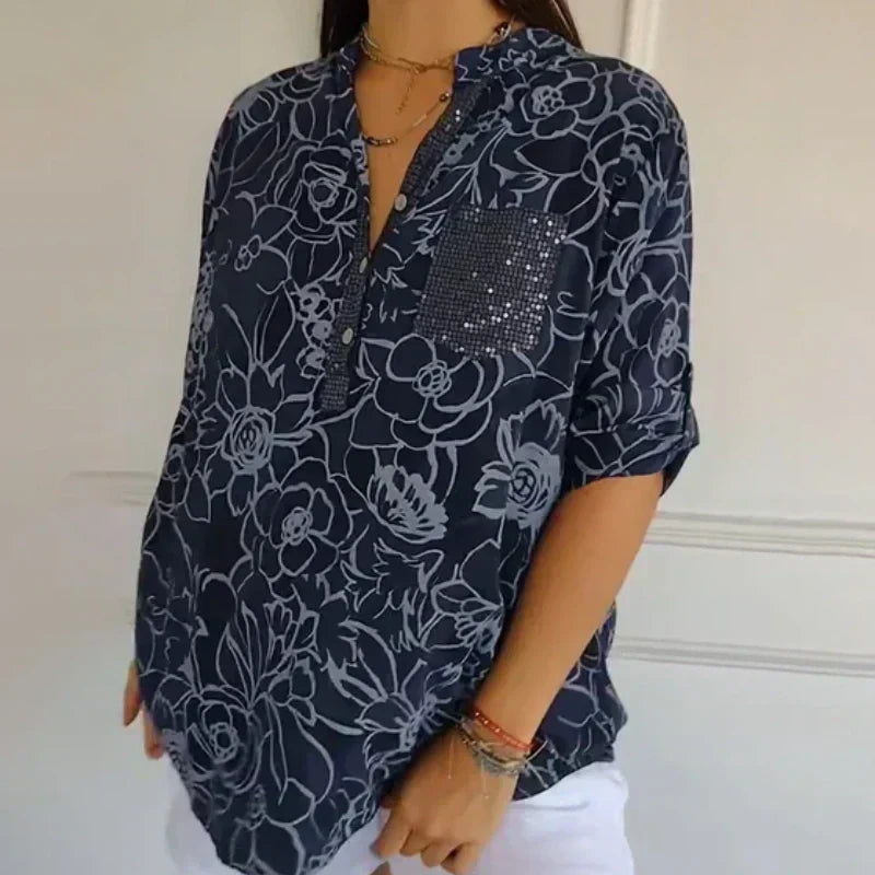 Lottie | Flower Print Blouse
